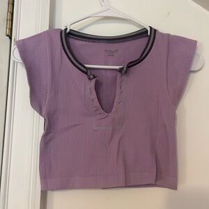 Urban Outfitters Purple Out from Under Go for the Gold Crop Top